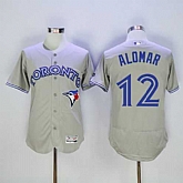 Toronto Blue Jays #12 Roberto Alomar Gray 2016 Flexbase Collection Stitched Jersey,baseball caps,new era cap wholesale,wholesale hats